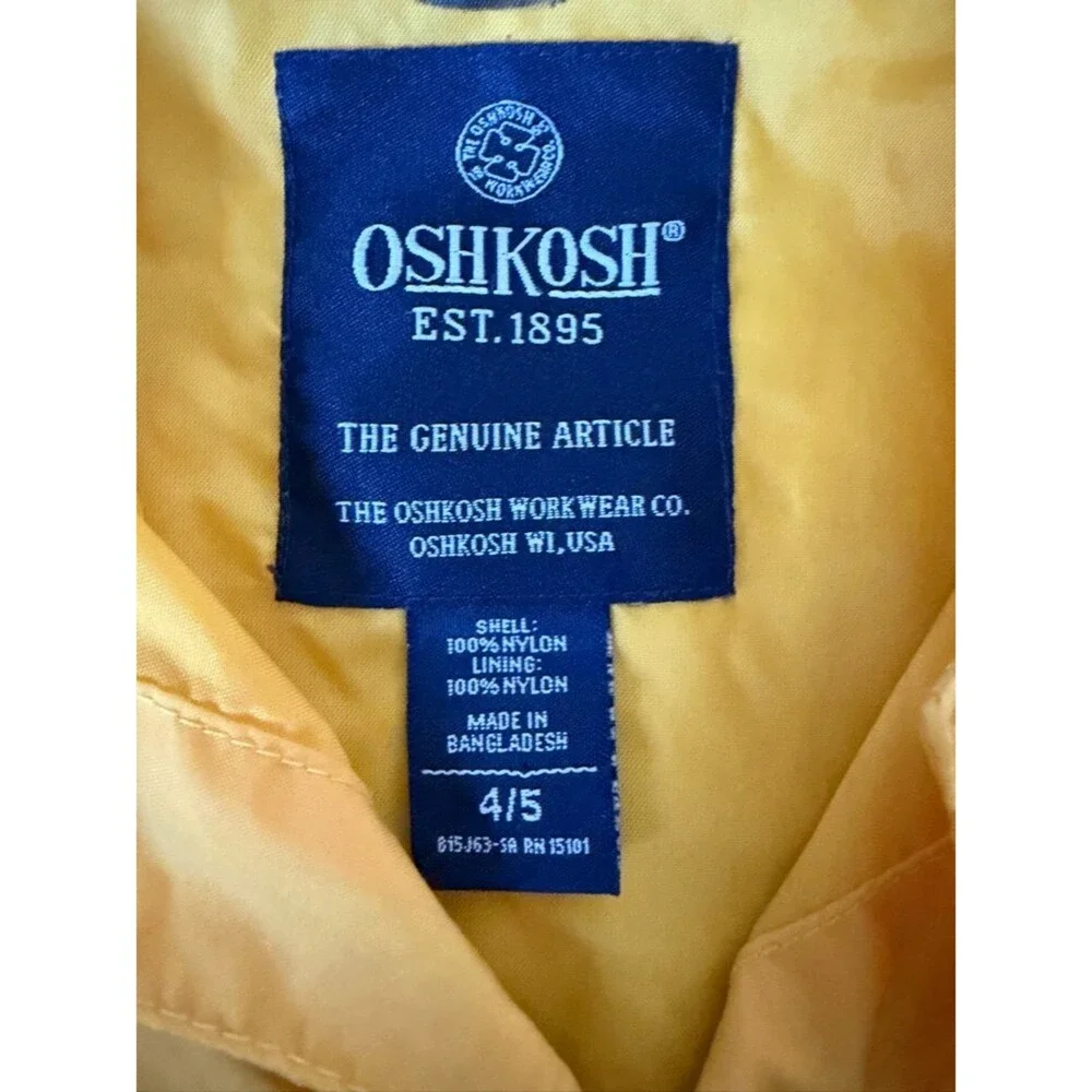OshKosh B'gosh Youth Lightweight Yellow Raincoat